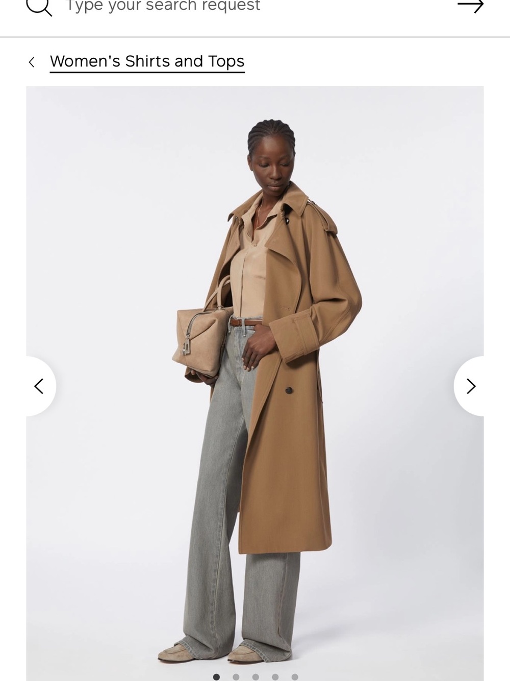 Max Mara: 100% Silk Casual Button-Down Shirt.